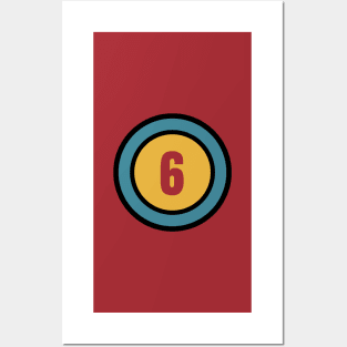 The Number 6 - six - sixth - 6th Posters and Art